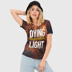 Женская футболка 3D Slim Dying light - фото 2