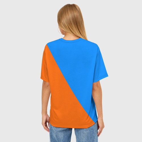 Женская футболка oversize 3D МЧС России, цвет 3D печать - фото 4