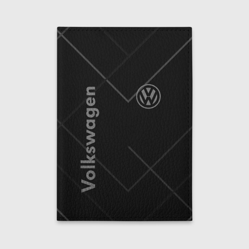 Обложка для автодокументов Volkswagen, цвет черный