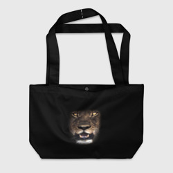 Пляжная сумка 3D Взгляд львицы