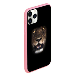 Чехол для iPhone 11 Pro Max матовый Взгляд львицы - фото 2