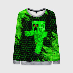 Мужской свитшот 3D Minecraft Creeper