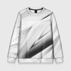 Детский свитшот 3D Geometry stripes white