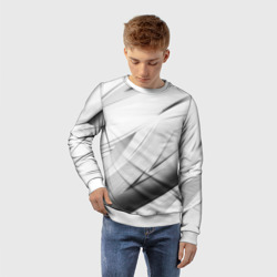 Детский свитшот 3D Geometry stripes white - фото 2