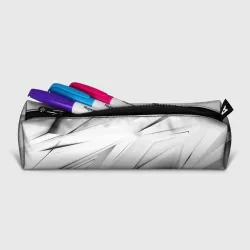 Пенал школьный 3D Geometry stripes white - фото 2