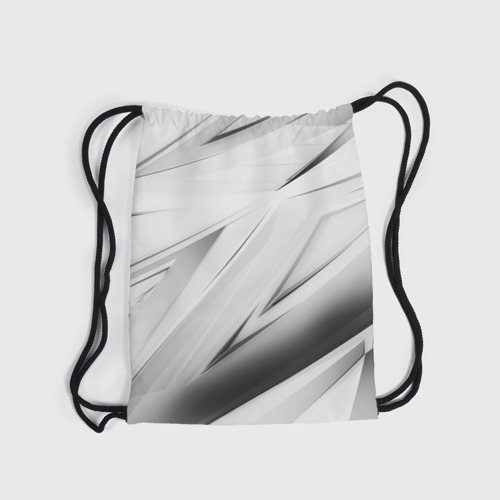 Рюкзак-мешок 3D Geometry stripes white - фото 6