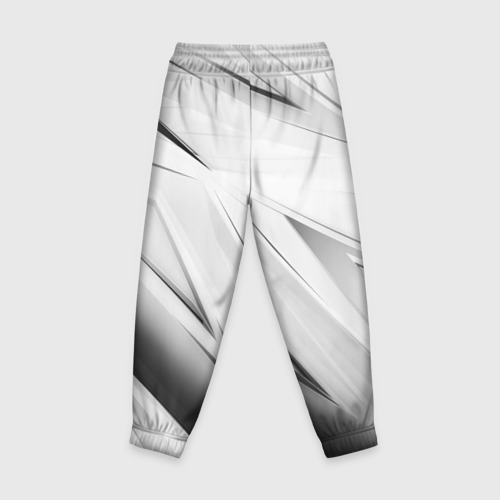 Детские брюки 3D Geometry stripes white, цвет 3D печать - фото 2