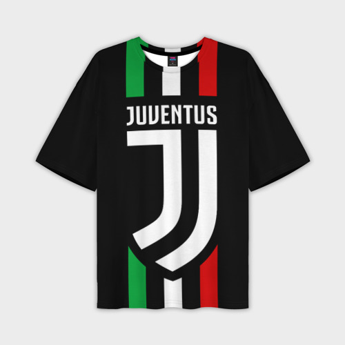 Мужская футболка oversize 3D Juventus, цвет 3D печать