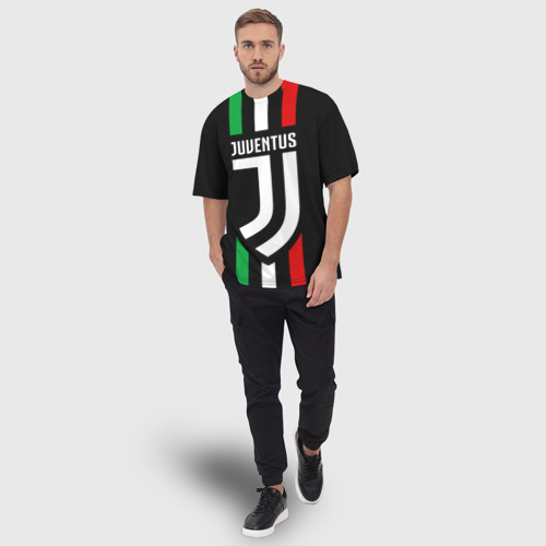 Мужская футболка oversize 3D Juventus, цвет 3D печать - фото 5