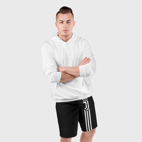 Мужские шорты спортивные Juventus, цвет 3D печать - фото 5