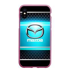 Чехол для iPhone XS Max матовый Mazda