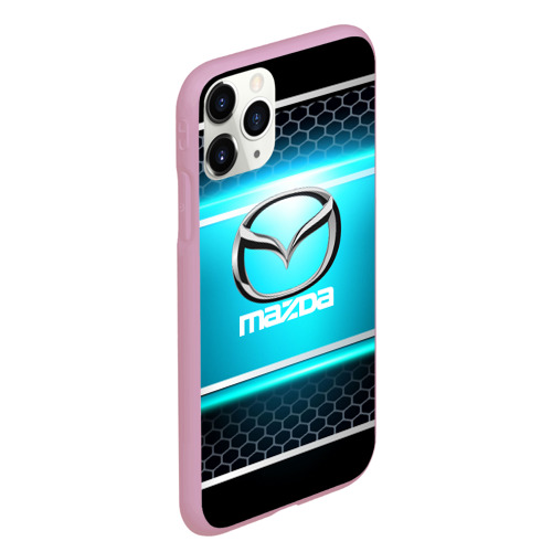 Чехол для iPhone 11 Pro Max матовый Mazda, цвет розовый - фото 3