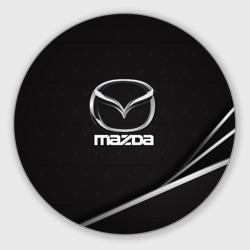 Круглый коврик для мышки Mazda