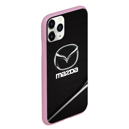 Чехол для iPhone 11 Pro Max матовый Mazda, цвет розовый - фото 3