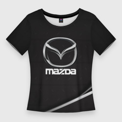 Женская футболка 3D Slim Mazda