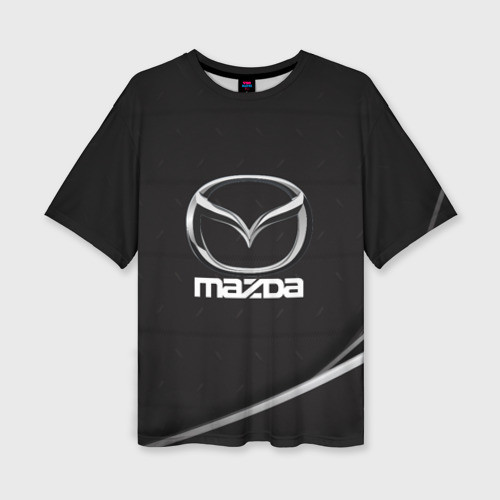 Женская футболка oversize 3D Mazda, цвет 3D печать