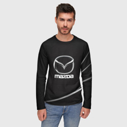 Мужской лонгслив 3D Mazda - фото 2