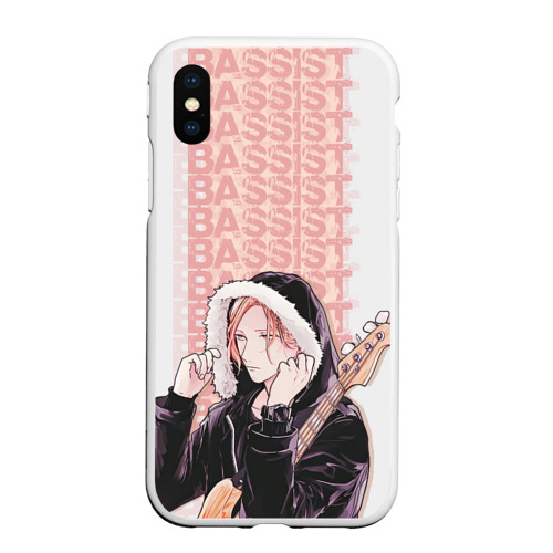 Чехол для iPhone XS Max матовый Bassist