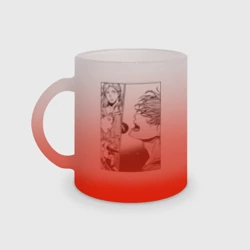 Кружка матовая стеклянная Manga Given