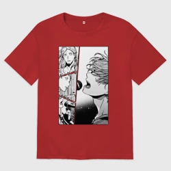 Женская футболка хлопок Oversize Manga Given