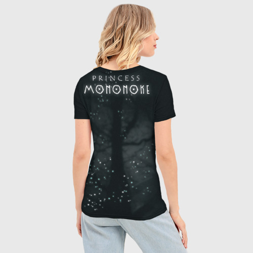 Женская футболка 3D Slim Princess Mononoke, цвет 3D печать - фото 4