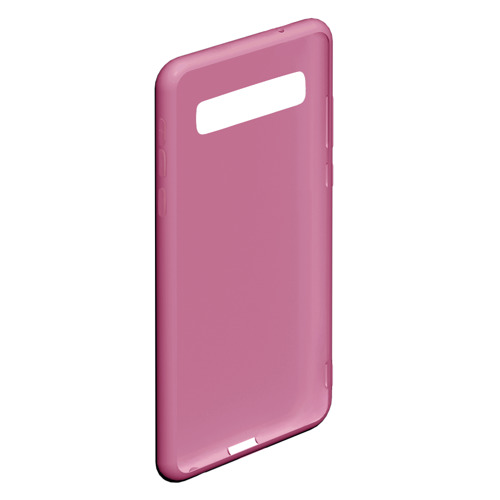 Чехол для Samsung Galaxy S10 Ты уже Беганулся? , цвет малиновый - фото 4
