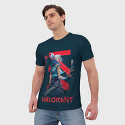 Мужская футболка 3D Valorant - фото 2
