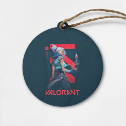 Деревянная игрушка круг Valorant