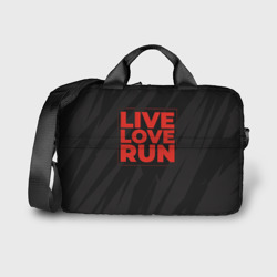 Сумка для ноутбука 3D Live Love Run