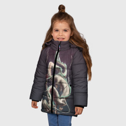 Зимняя куртка для девочек 3D Полеты Тихиро с драконом - фото 2