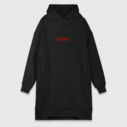 Платье-худи хлопок Damn merch