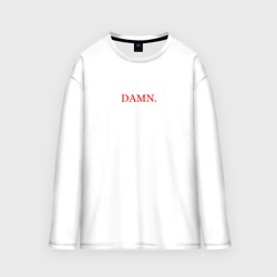 Мужской лонгслив oversize хлопок Damn merch