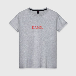 Женская футболка хлопок Damn merch