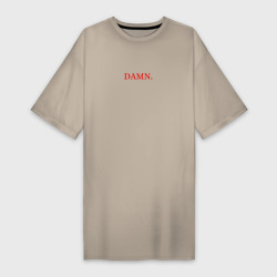 Платье-футболка хлопок Damn merch