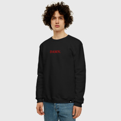 Мужской свитшот хлопок Damn merch - фото 2