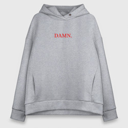 Женское худи Oversize хлопок Damn merch