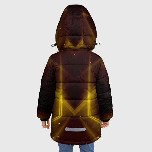Зимняя куртка для девочек 3D Пушистик Пикачу, цвет черный - фото 4