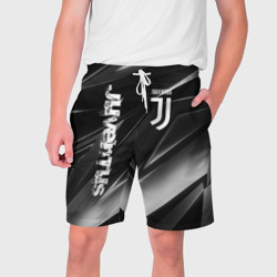 Мужские шорты 3D Juventus geometry stripes Ювентус геометрические полосы