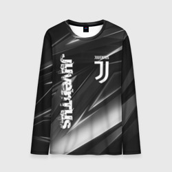 Мужской лонгслив 3D Juventus geometry stripes Ювентус геометрические полосы