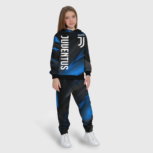 Детский костюм с толстовкой 3D Juventus Ювентус, цвет черный - фото 5