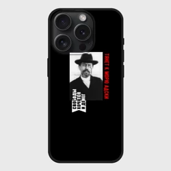 Чехол силиконовый для Apple iPhone 15 Pro Мax матовый Чехов "Тянет к морю адски"