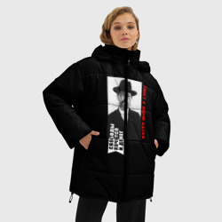 Женская зимняя куртка Oversize Чехов "Тянет к морю адски" - фото 2