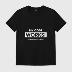 Мужская футболка хлопок My code