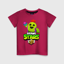 Детская футболка хлопок Brawl Stars Spike Спайк