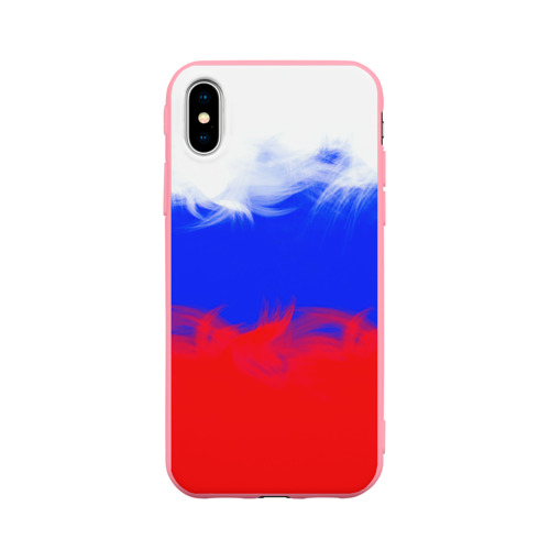 Чехол для iPhone X матовый Россия