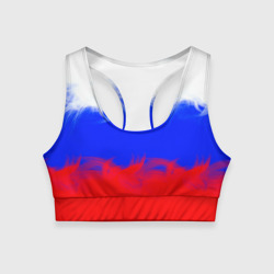 Женский спортивный топ 3D Россия