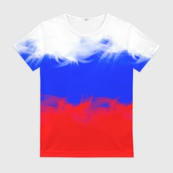 Женская футболка 3D Россия