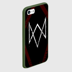 Чехол для iPhone 5/5S матовый Watch dogs legion - фото 2