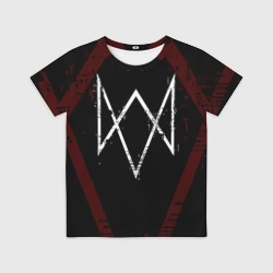 Детская футболка 3D Watch dogs legion