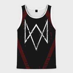 Мужская майка 3D Watch dogs legion